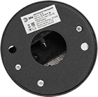 cветильник накладной OL16 GU10 BK "Эра" - вид с тыльной стороны