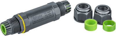 коннектор кабельный Navigator NTB-I01-3P-IP68 I-образный 3PIN - внешний вид