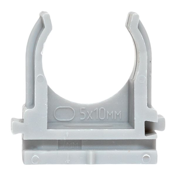 купить Держатель для трубы 20мм серый 100шт EKF  в Тольятти Держатель для трубы 20мм серый 100шт EKF