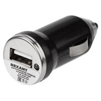 купить Автозарядка в прикуриватель USB 5В 1000mA черный в Тольятти Автозарядка в прикуриватель USB 5В 1000mA черный