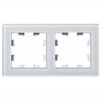 купить Атлас белый рамка 2-ая универсально стекло в Тольятти Атлас белый рамка 2-ая универсально стекло