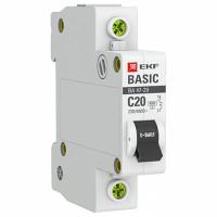 купить Автомат 1Р 20А C 4,5кА ВА47-29 EKF Basic  в Тольятти Автомат 1Р 20А C 4,5кА ВА47-29 EKF Basic