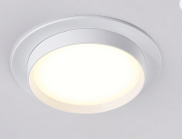 купить Светильник точечный GX53 круг белый встраиваемый Ambrella в Тольятти Светильник точечный GX53 круг белый встраиваемый Ambrella