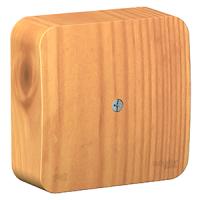 Коробка 75*75*30 квадрат ясень IP42 Бланка 