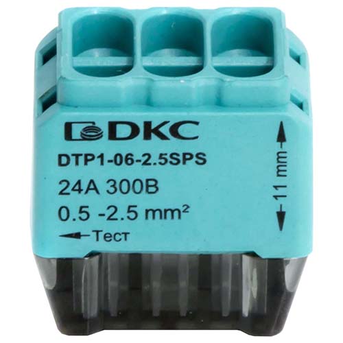купить Клемма 6*2,5мм2 компактная синий DKC 2 шт в Тольятти Клемма 6*2,5мм2 компактная синий DKC 2 шт
