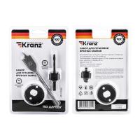 купить Набор для установки врезных замков, 22 мм/48 мм (перовое сверло/кольцевая пила) KRANZ в Тольятти Набор для установки врезных замков, 22 мм/48 мм (перовое сверло/кольцевая пила) KRANZ