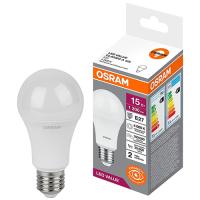 купить Лампа светодиодная 220В Е27 15Вт 4000К 1200лм стандарт A60 матовая Osram LED Value в Тольятти Лампа светодиодная 220В Е27 15Вт 4000К 1200лм стандарт A60 матовая Osram LED Value