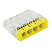 купить Клемма 4*2,0мм2 желтый EKF СМК 2273-244 (с пастой) в Тольятти Клемма 4*2,0мм2 желтый EKF СМК 2273-244 (с пастой)