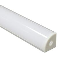 Профиль угловой овал 16*16*2000мм ViaSvet крепеж 4шт+заглушки 2шт