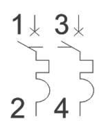 купить Автомат 2Р 20А C 6кА ВА-103 DEKraft  в Тольятти Автомат 2Р 20А C 6кА ВА-103 DEKraft