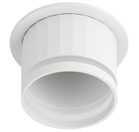 Светильник точечный GU5.3 круг белый встраиваемый 