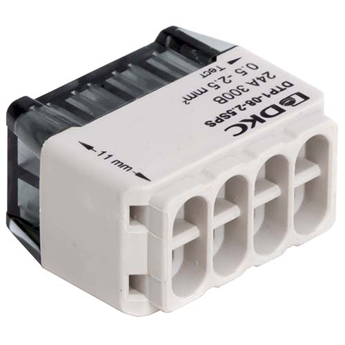 купить Клемма 8*2,5мм2 компактная серый DKC 6 шт в Тольятти Клемма 8*2,5мм2 компактная серый DKC 6 шт