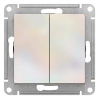 AtlasDesign жемчуг выключатель 2кл скрытая 10А IP20 