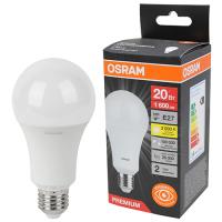 купить Лампа светодиодная 220В Е27 20Вт 3000К 1600лм стандарт A70 матовая Osram LED Value black в Тольятти Лампа светодиодная 220В Е27 20Вт 3000К 1600лм стандарт A70 матовая Osram LED Value black