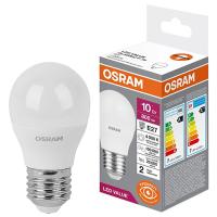 купить Лампа шар свд Е27 10Вт 4000К 800лм P45 матовый Osram LED Value в Тольятти Лампа шар свд Е27 10Вт 4000К 800лм P45 матовый Osram LED Value