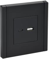 купить Фортепиано черный механизм USB A+C скрытая 2-ая 3,1А в Тольятти Фортепиано черный механизм USB A+C скрытая 2-ая 3,1А
