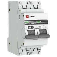 купить Автомат 2Р 20А C 4,5кА ВА47-63 EKF PROxima в Тольятти Автомат 2Р 20А C 4,5кА ВА47-63 EKF PROxima