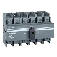 Рубильник 100A 3P реверсивный c рукояткой для прямой установки TwinBlock EKF