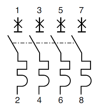 купить Автомат 4Р 40А C 6кА S9FN Systeme Electric Systeme9  в Тольятти Автомат 4Р 40А C 6кА S9FN Systeme Electric Systeme9