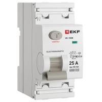 Выключатель дифференциального тока ВД-100N 2P 25А 30мА тип A эл-мех 6кА PROXIMA EKF