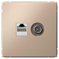 купить АртГэллери песочный розетка RJ45+TV скрытая 2-ая  в Тольятти АртГэллери песочный розетка RJ45+TV скрытая 2-ая