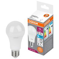купить Лампа светодиодная 220В Е27 15Вт 6500К 1200лм стандарт A60 матовая Osram LED Value в Тольятти Лампа светодиодная 220В Е27 15Вт 6500К 1200лм стандарт A60 матовая Osram LED Value