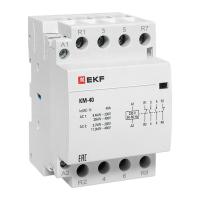 купить Контактор модульный 40А 230В 2НО 2НЗ 3мод КМ EKF PROxima в Тольятти Контактор модульный 40А 230В 2НО 2НЗ 3мод КМ EKF PROxima