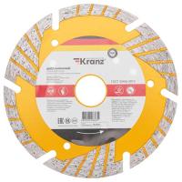 Диск алмазный сегментный турбо 125*22,2мм с защитными секторами Kranz