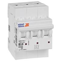 купить Автомат 3Р 10А B 4,5кА ВМ63 КЭАЗ в Тольятти Автомат 3Р 10А B 4,5кА ВМ63 КЭАЗ