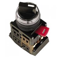 купить Переключатель АС-22 2пол. черный с фиксацией IP40 IEK  в Тольятти Переключатель АС-22 2пол. черный с фиксацией IP40 IEK