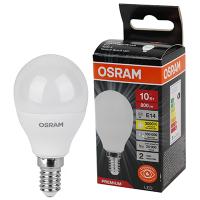 купить Лампа шар свд Е14 10Вт 3000К 800лм P45 матовый Osram LED Value black в Тольятти Лампа шар свд Е14 10Вт 3000К 800лм P45 матовый Osram LED Value black