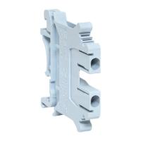 Зажим клеммный DIN-рейка 2,5мм2 25А серый EKF UT