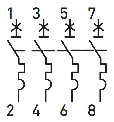 купить Автомат 4Р 50А C 4,5кА ВА47-63N EKF PROxima  в Тольятти Автомат 4Р 50А C 4,5кА ВА47-63N EKF PROxima