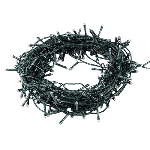 Гирлянда нить 10м розовый 100свд с контроллером IP20 зеленый провод 8режимов