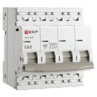 купить Автомат 4Р 63А C 4,5кА ВА47-63N EKF PROxima  в Тольятти Автомат 4Р 63А C 4,5кА ВА47-63N EKF PROxima
