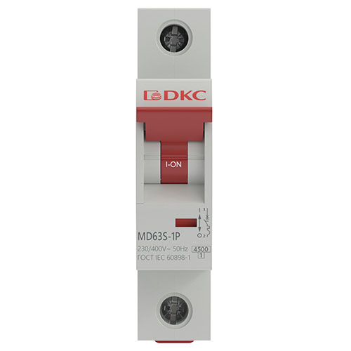 купить Автомат 1Р 10А C 4,5кА MD63S DKC YON max  в Тольятти Автомат 1Р 10А C 4,5кА MD63S DKC YON max