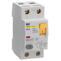 купить Выключатель дифференциальный (УЗО) 2Р 40А 30мА AC 6кА ВД3-63 IEK в Тольятти Выключатель дифференциальный (УЗО) 2Р 40А 30мА AC 6кА ВД3-63 IEK