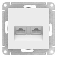 AtlasDesign белый розетка RJ45 скрытая 2-ая  
