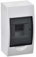 купить Корпус пластиковый ЩРН-П-4 черн. прозр. дверь IP41 GENERICA в Тольятти Корпус пластиковый ЩРН-П-4 черн. прозр. дверь IP41 GENERICA