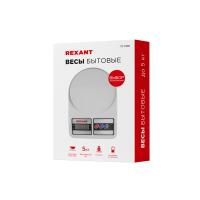 купить Весы кухонные электронные 5кг REXANT пластик 2*LR6 в Тольятти Весы кухонные электронные 5кг REXANT пластик 2*LR6