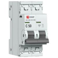 купить Автомат 2Р 50А C 6кА ВА47-63N EKF PROxima  в Тольятти Автомат 2Р 50А C 6кА ВА47-63N EKF PROxima