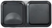 купить TORS Блок розетка + выключ. гор. 16А IP55 TS142 графит IEK в Тольятти TORS Блок розетка + выключ. гор. 16А IP55 TS142 графит IEK