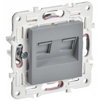 купить Сканди серый механизм RJ45 2x8(8) скрытая 2-ая Cat5e в Тольятти Сканди серый механизм RJ45 2x8(8) скрытая 2-ая Cat5e