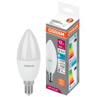 купить Лампа свеча свд Е14 12Вт 6500К 800лм B75 матовая Osram LED Value в Тольятти Лампа свеча свд Е14 12Вт 6500К 800лм B75 матовая Osram LED Value