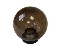 Светильник НТУ шар 60Вт E27 дымчатый d-200мм, посад.d-60мм IP44  SVET