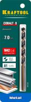купить Cверло по металлу 7,0мм кобальт Kraftool в Тольятти Cверло по металлу 7,0мм кобальт Kraftool