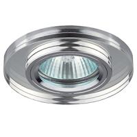 купить Светильник точечный GU5.3 круг хром/зеркальный встраиваемый  в Тольятти Светильник точечный GU5.3 круг хром/зеркальный встраиваемый