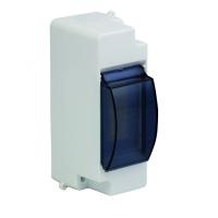 Бокс 2мод навесной белый черная прозрачная дверь IP30 PROxima EKF