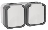 купить TORS Розетка 2-я с з/к кр. гориз. 16А IP55 TS222 сер-бел IEK в Тольятти TORS Розетка 2-я с з/к кр. гориз. 16А IP55 TS222 сер-бел IEK