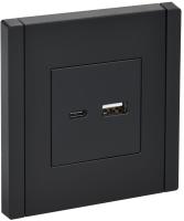 купить Фортепиано черный механизм USB A+C скрытая 2-ая 18Вт в Тольятти Фортепиано черный механизм USB A+C скрытая 2-ая 18Вт